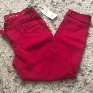 NWT Simply Vera (Vera Wang) skinny ankle jeans
